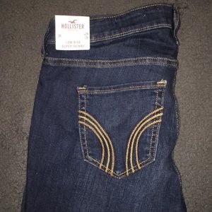 Hollister low rise super skinny jeans